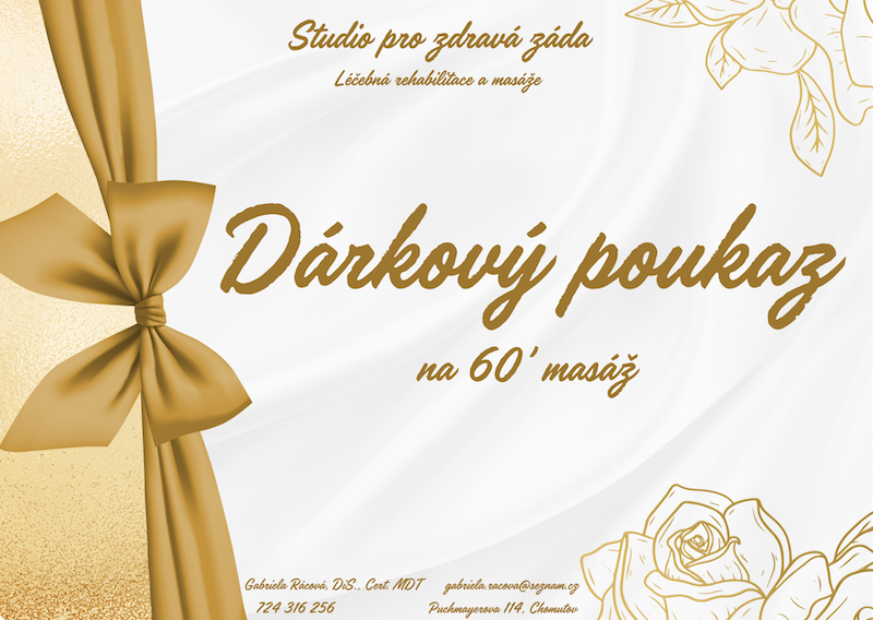 Dárkový poukaz – varianta 1